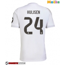 Moške Nogometnih dresov Real Madrid Dean Huijsen #24 Domači 2025-26 Kratki rokavi